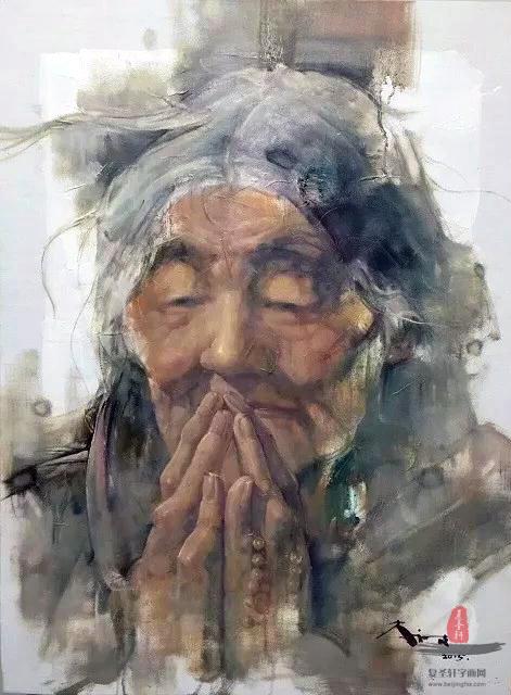肖波油画人物